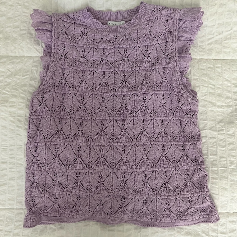 Lavender sleeveless top